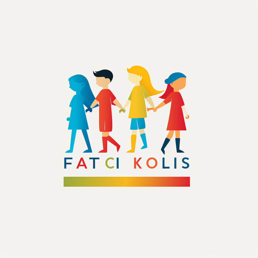 Colorful Flat Vector Logo for Education Company