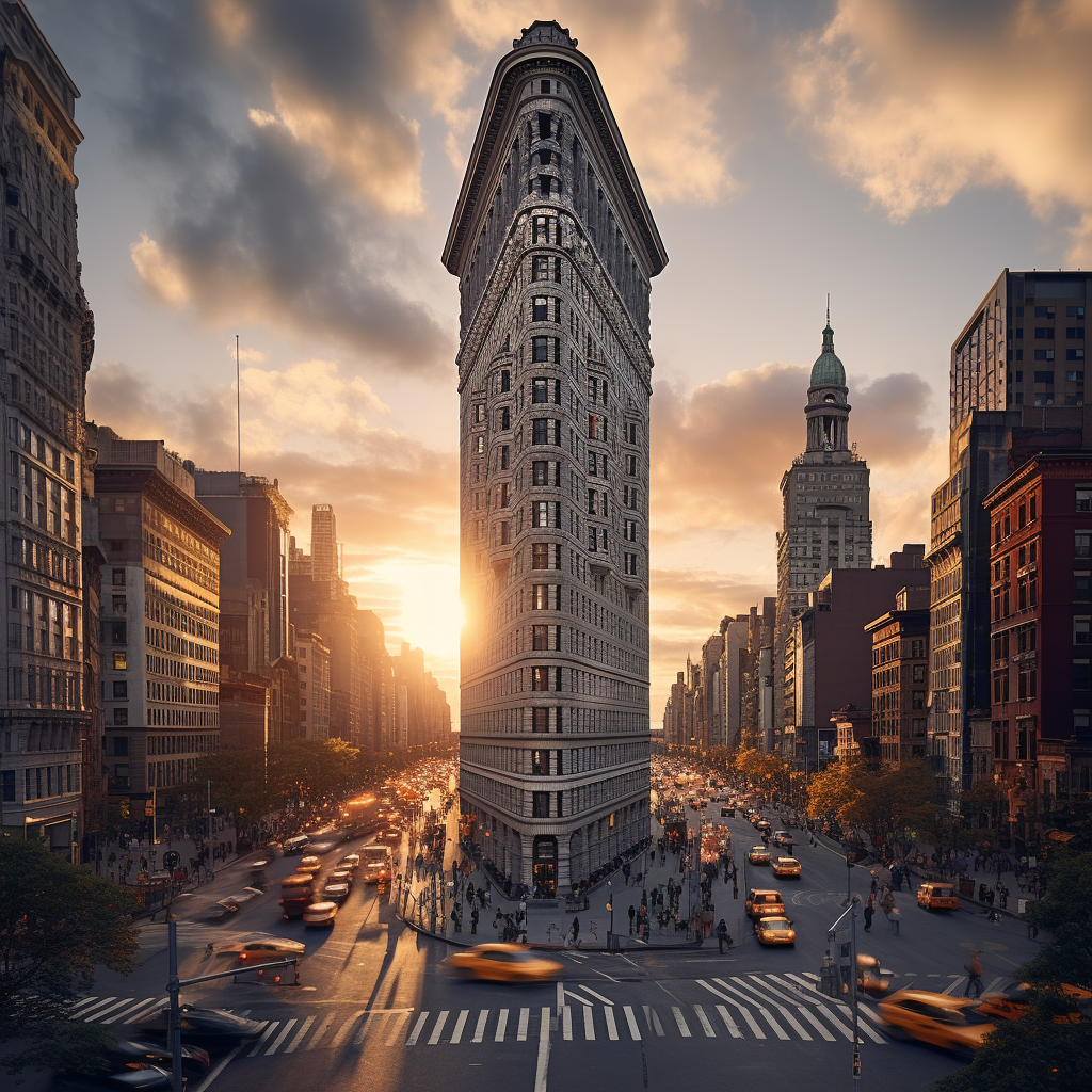 Flatiron Building in New York City