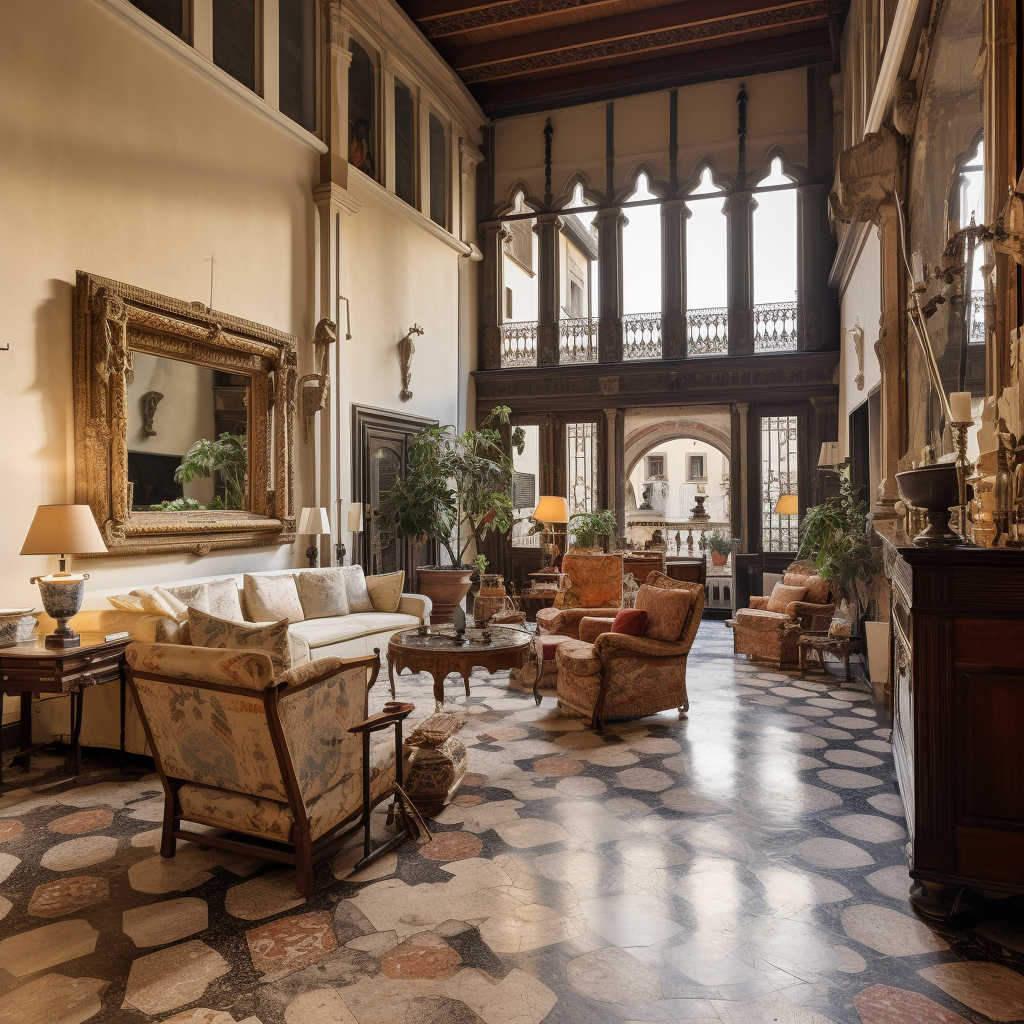 Magnificent apartment in Florence with historical characters