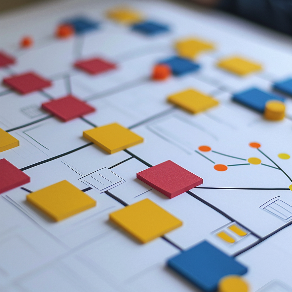 Flowchart design for enhanced visual communication