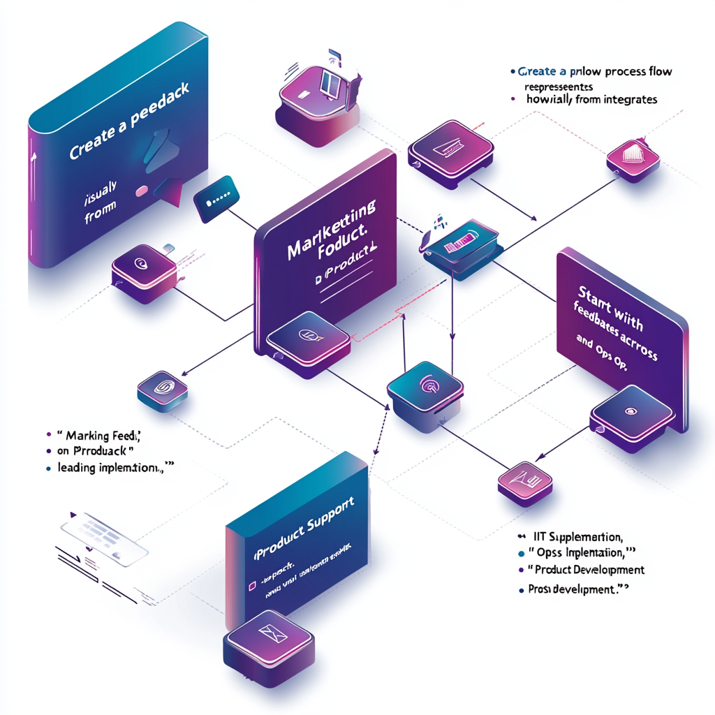 Flow chart showing Marketing Feedback Integration Process