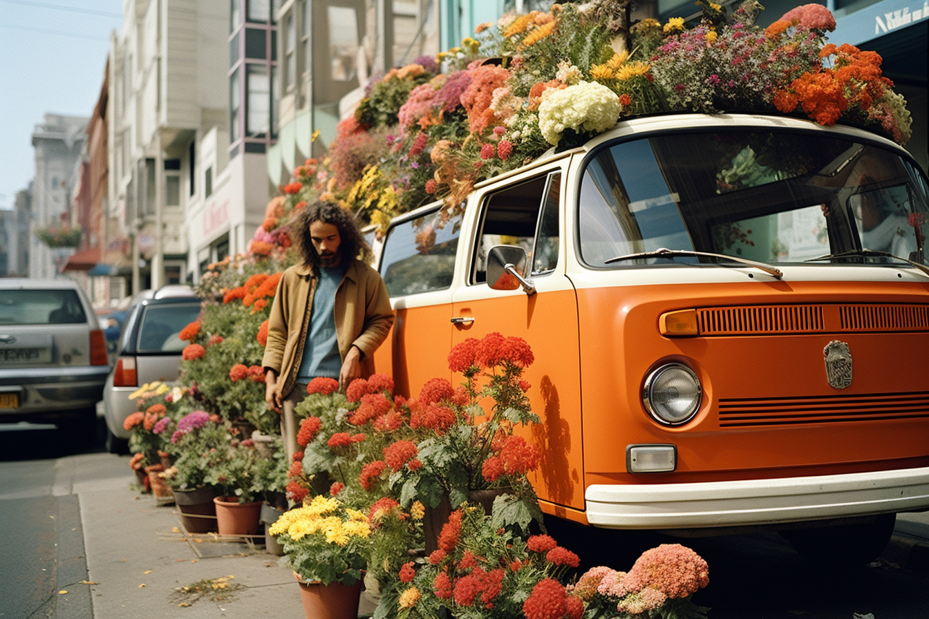 Colorful street photography in San Francisco