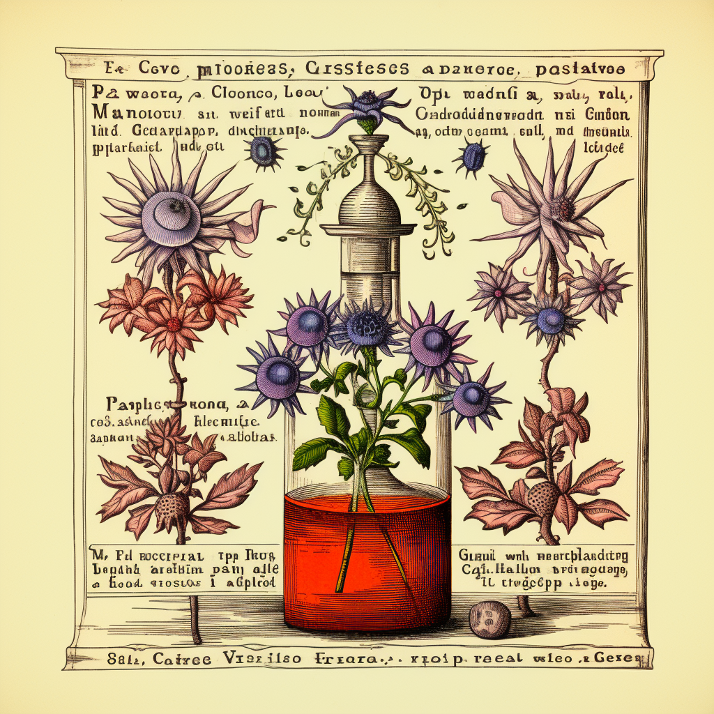 Medicinal flower tincture for virus cure