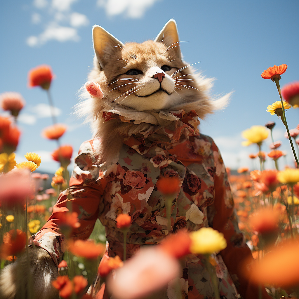 Beautiful woman in kimono with fox mask