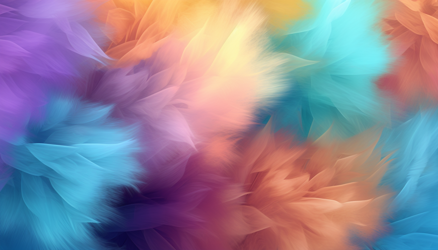 Fluffy abstract background word photo