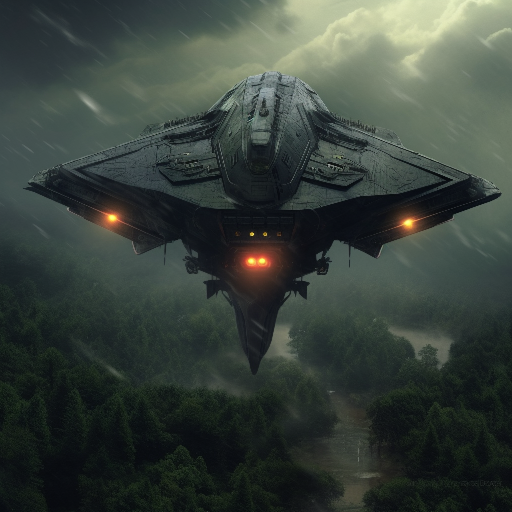 Flying Stealth Troop Transport Image