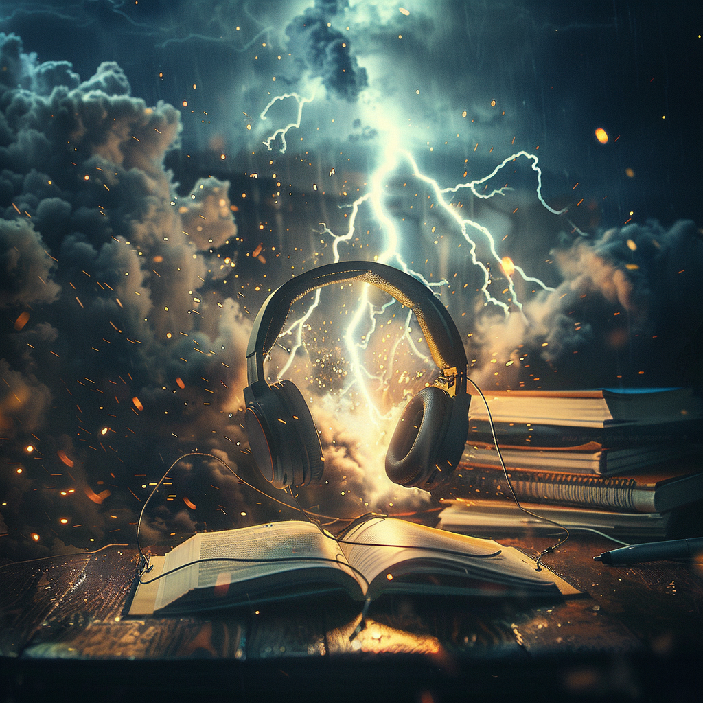 Thunderstorm Study Tools Music Concept