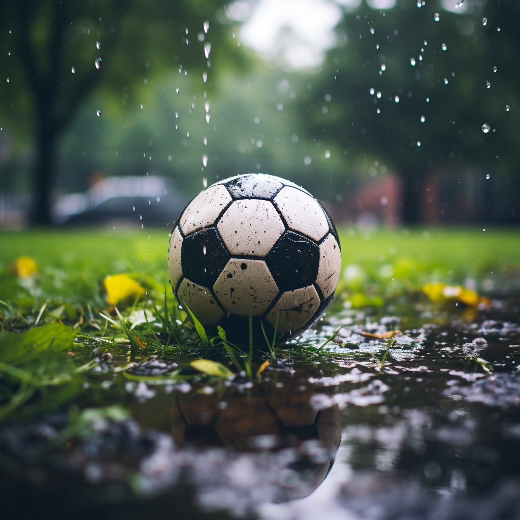 Professional Soccer Ball in Dreamy Afternoon