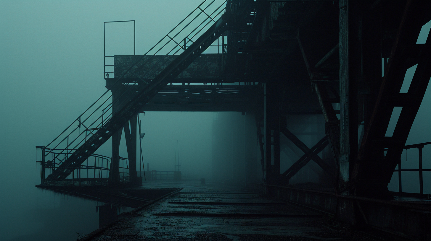 Foggy structure in Shwedoff style painting