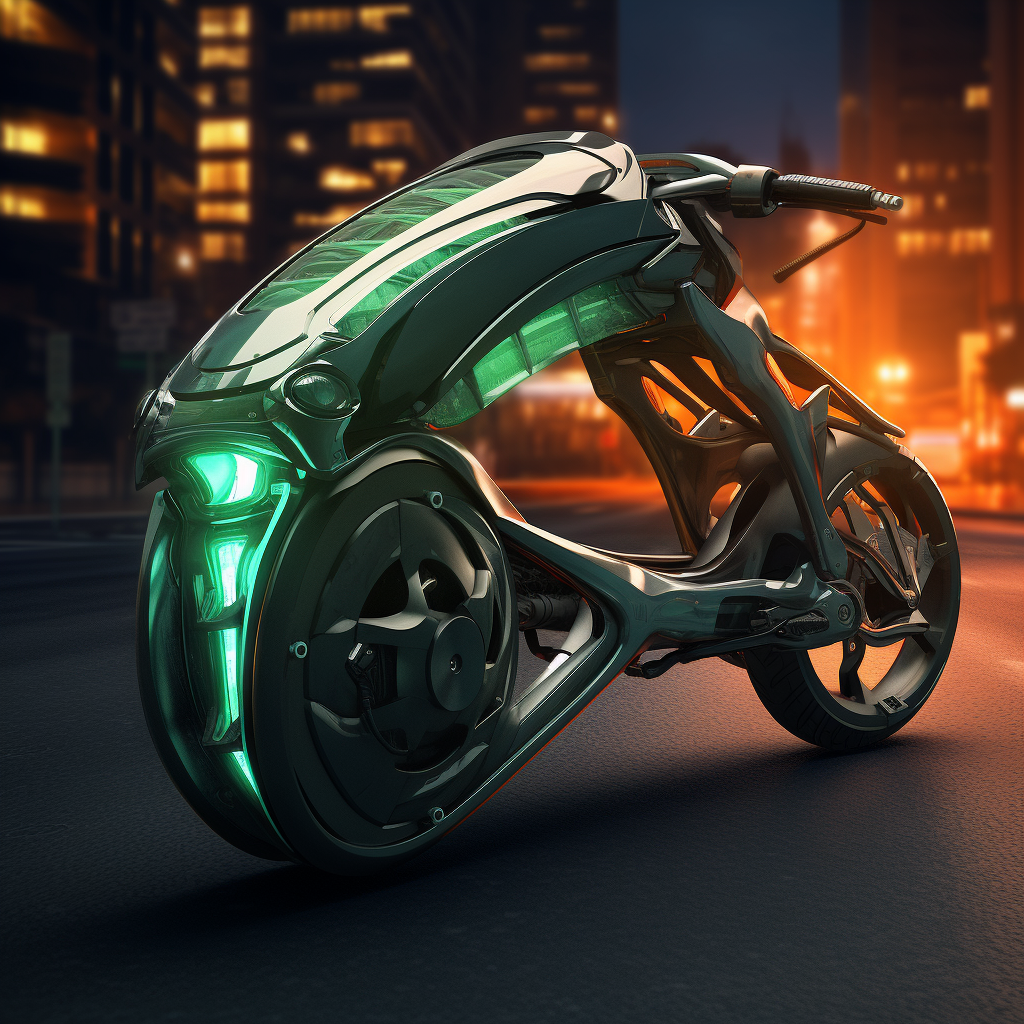 Foldable Electric Bike with Turtle Shell