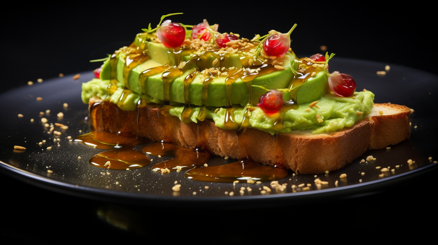 Food Artistry with Creamy Avocado Toast