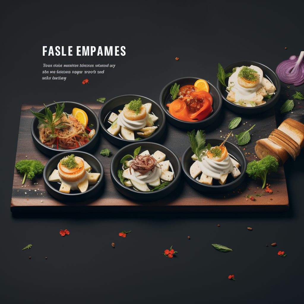 Mouthwatering Food Plates for Catering Restaurant