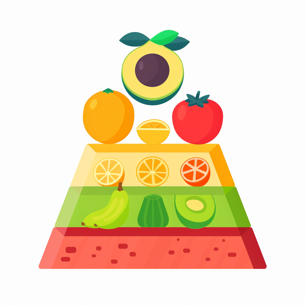 Food Pyramid Icon Image