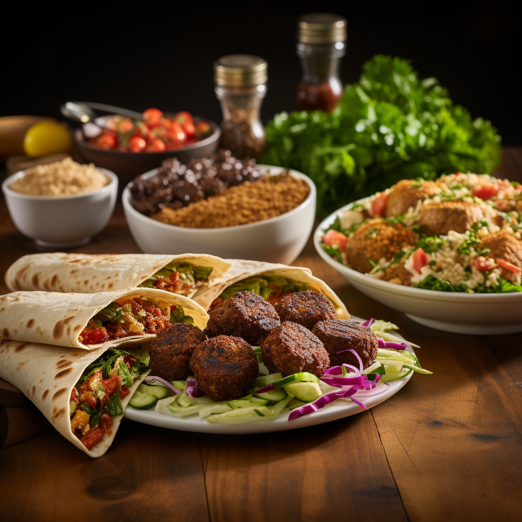 Shawarma Falafel Oriental Foods Spread