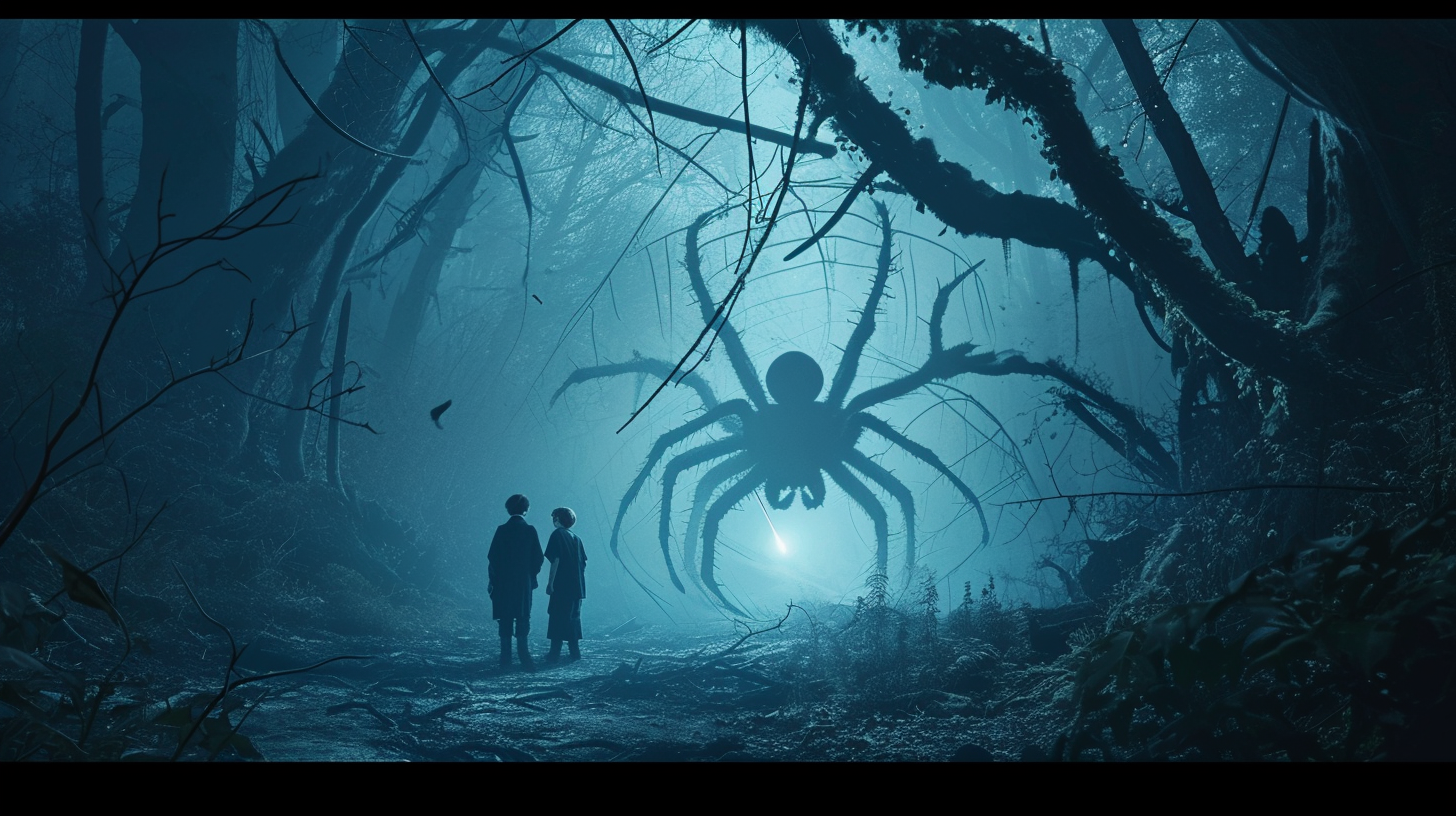 forbidden forest Harry Potter boys spiders