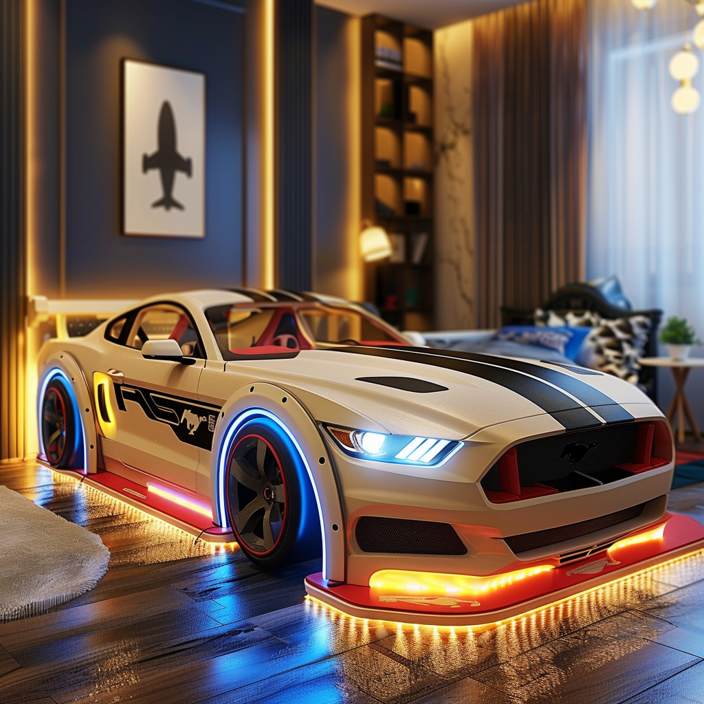 Ford Mustang Car Bed 3D