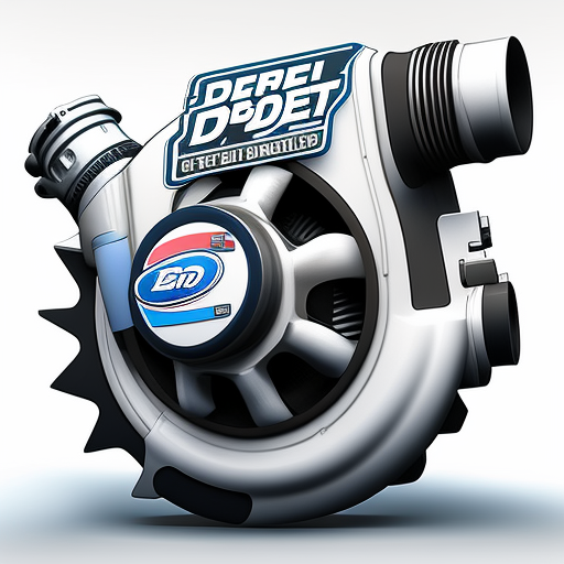 Cartoon of Ford Powerstroke Diesel Turbo Charger