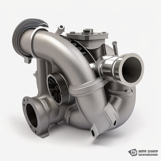 Cartoon of Ford Powerstroke Diesel Turbo Charger