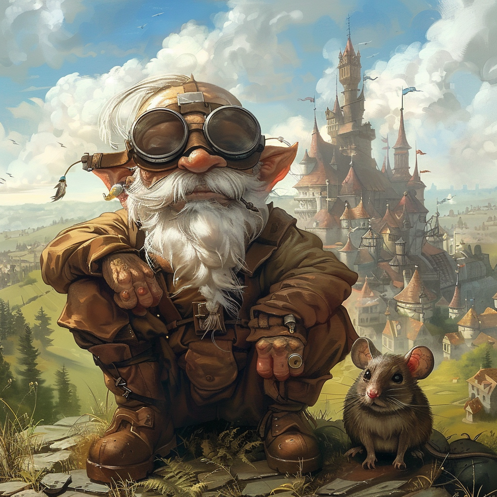 Male Forest Gnome Artificer Pilot