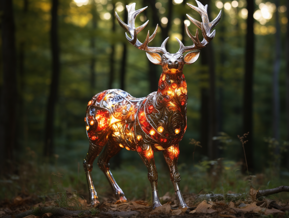 Magical Forest Spirit Deer