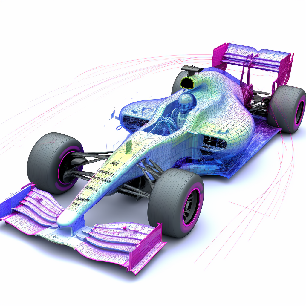 Airflow analysis of Formula One car