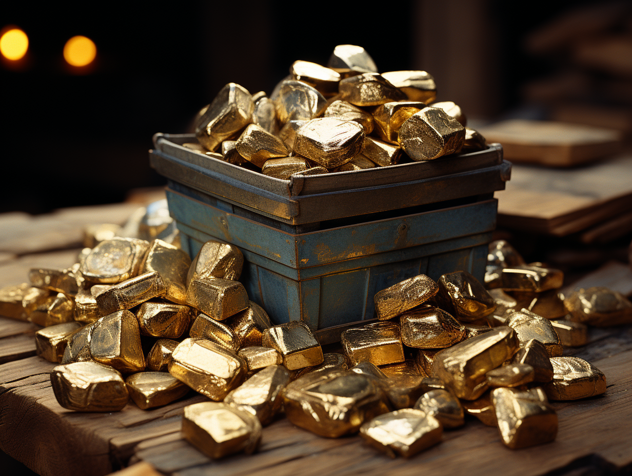 Gold Ingots in Fort Knox