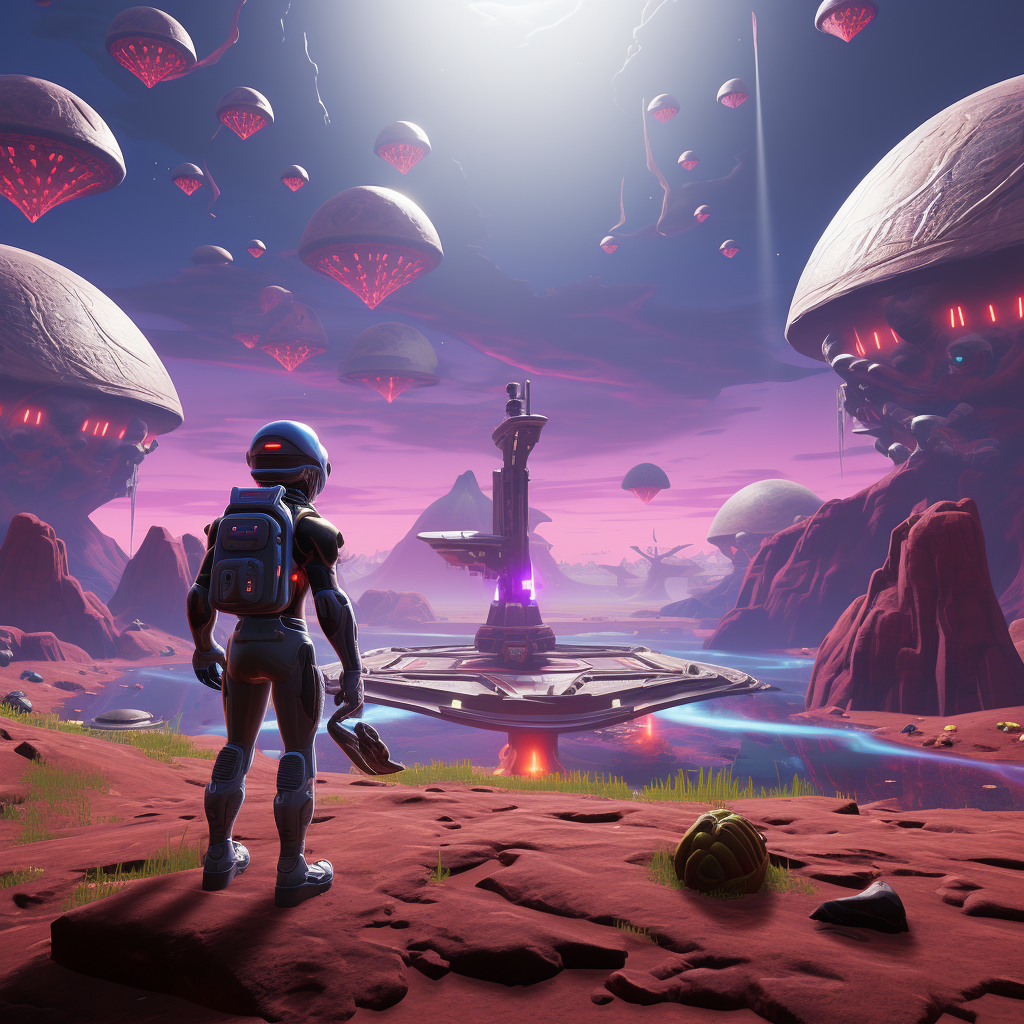 Fortnite Alien Civilization Exploration