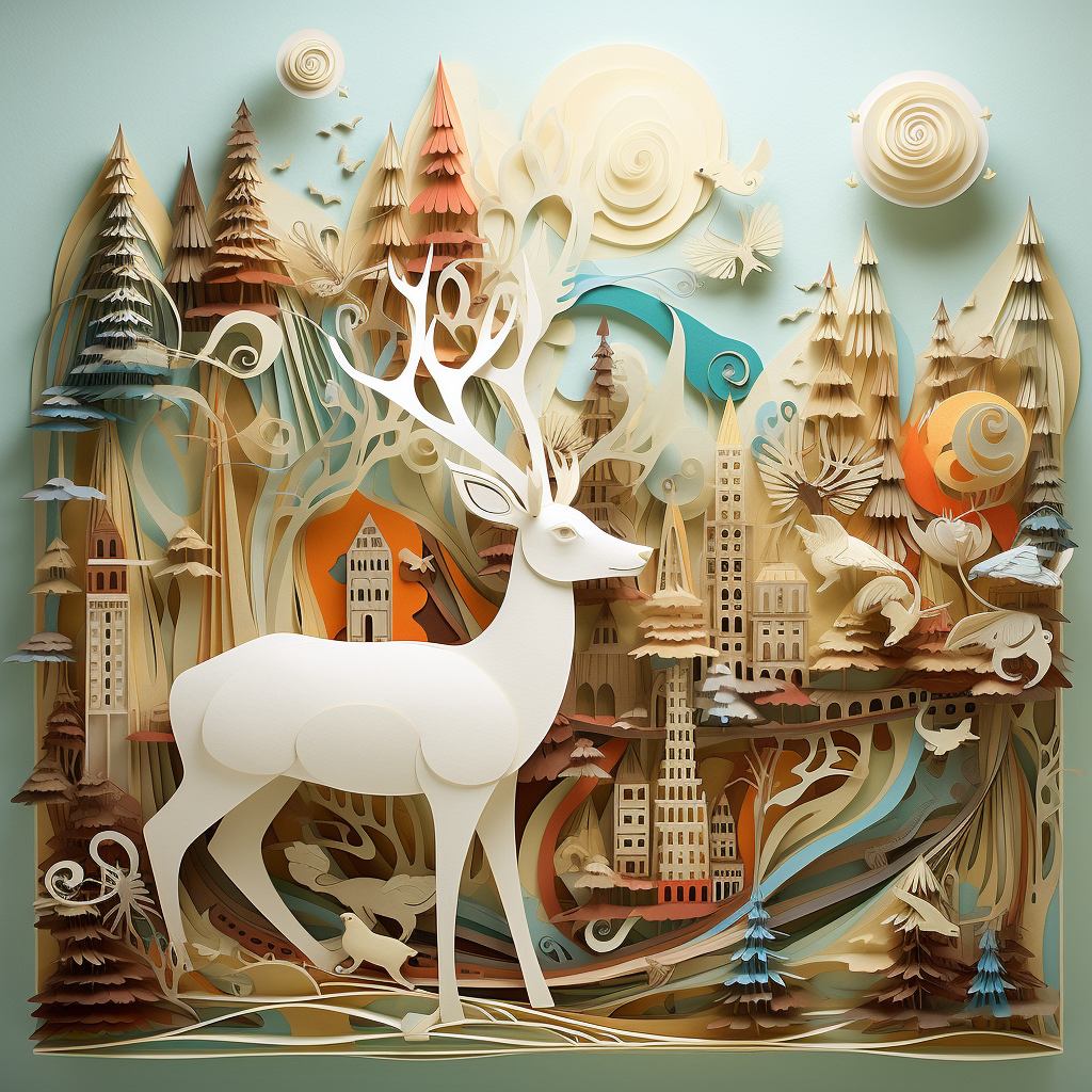 Stunning paper art masterpiece