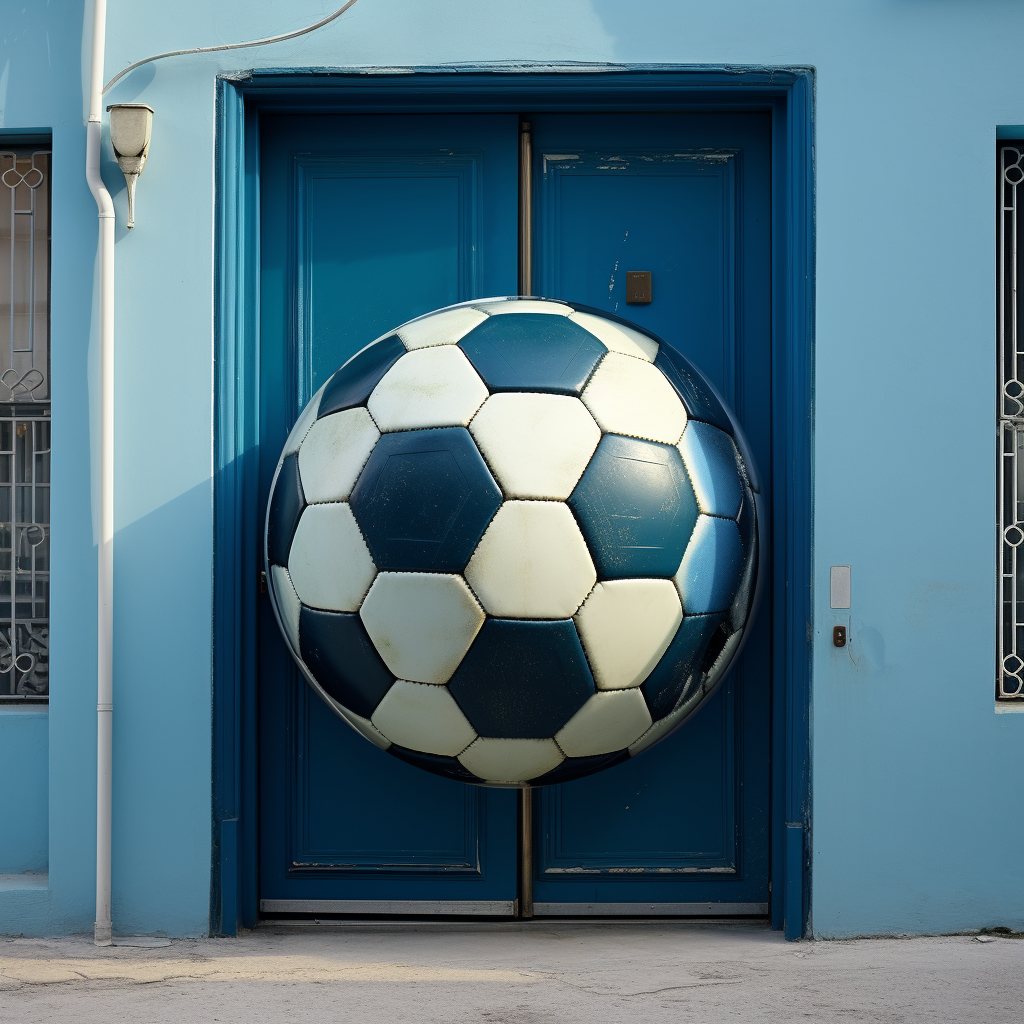 Fotis Ioanidis playing football with a ball