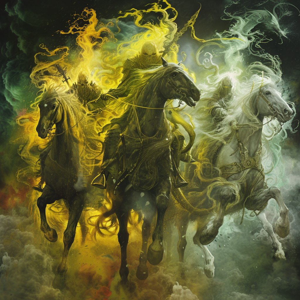 Four Horsemen Apocalypse Lovecraft Yellow Mask