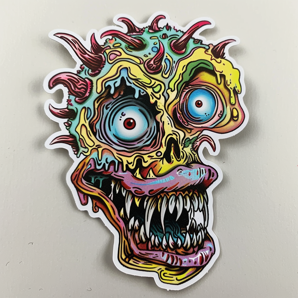 Freakiest Sticker Plain Background