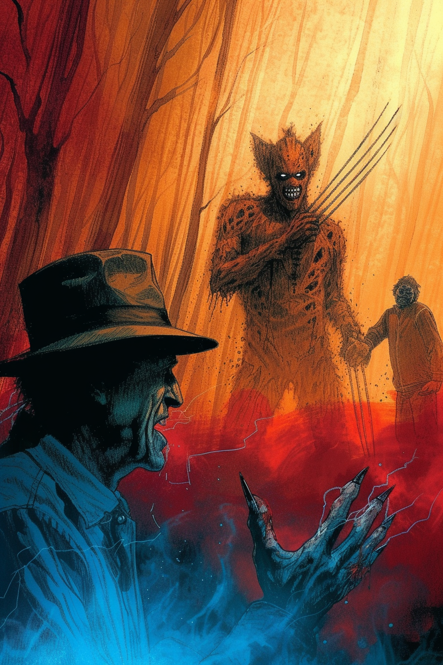 Freddy Krueger vs Wolverine Graphic Novel