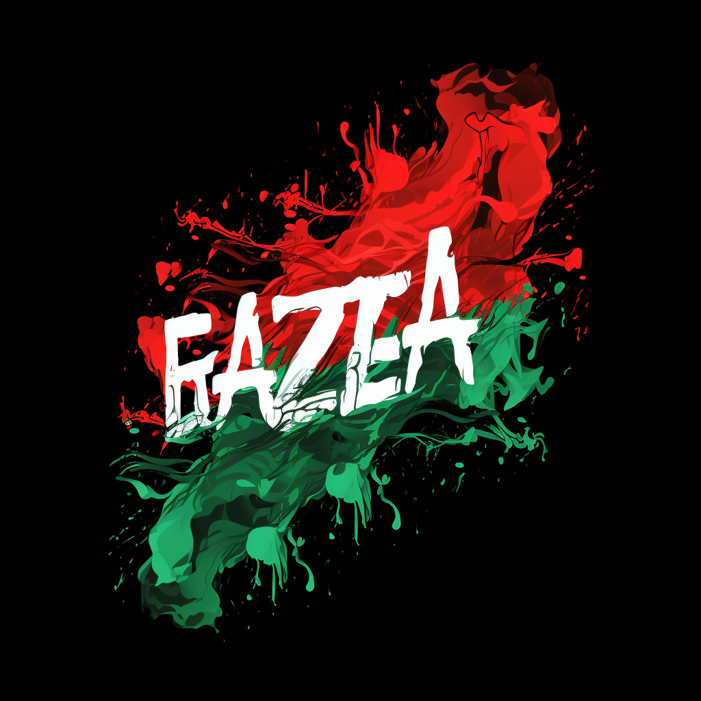 Free Gaza  text art