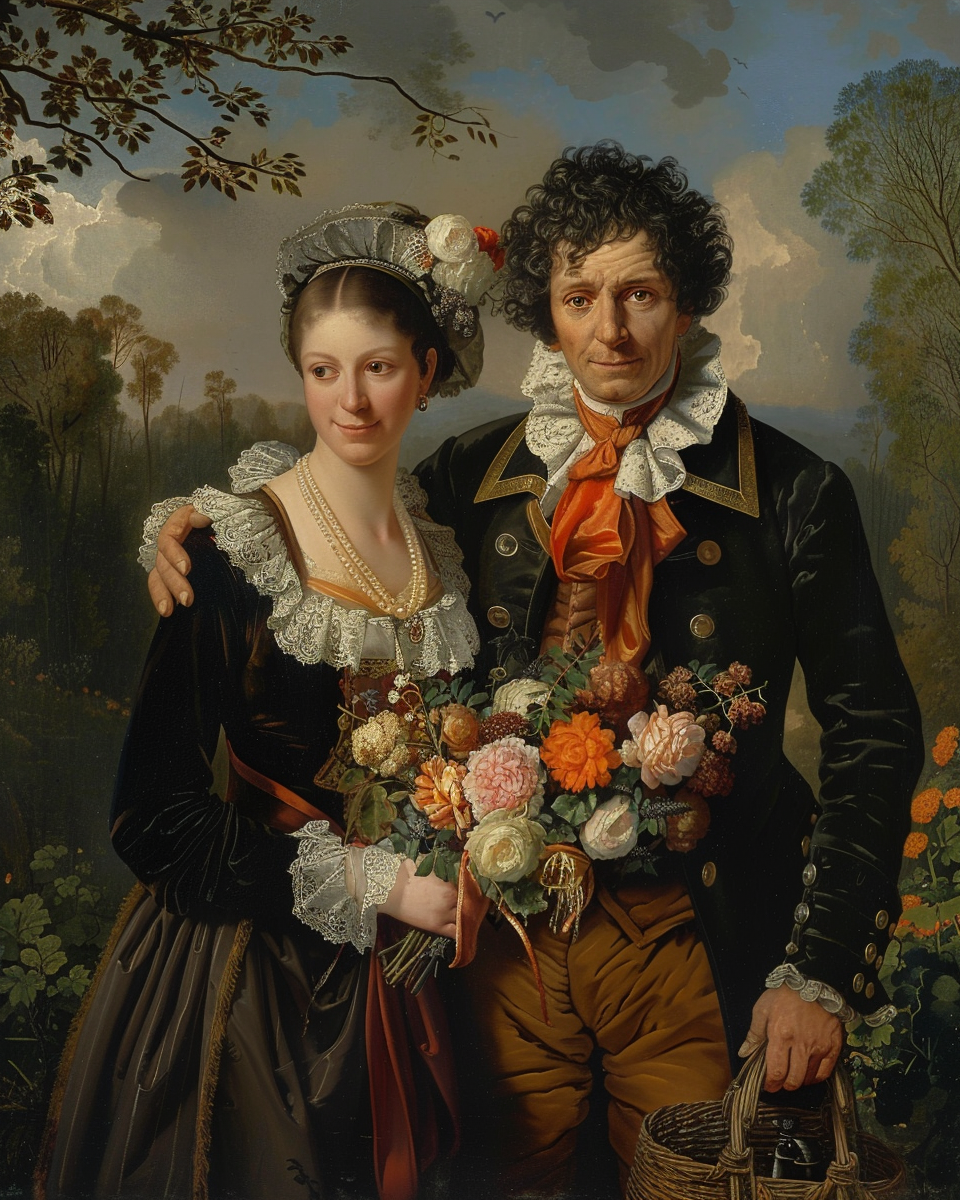 Romantic French Couple 1820