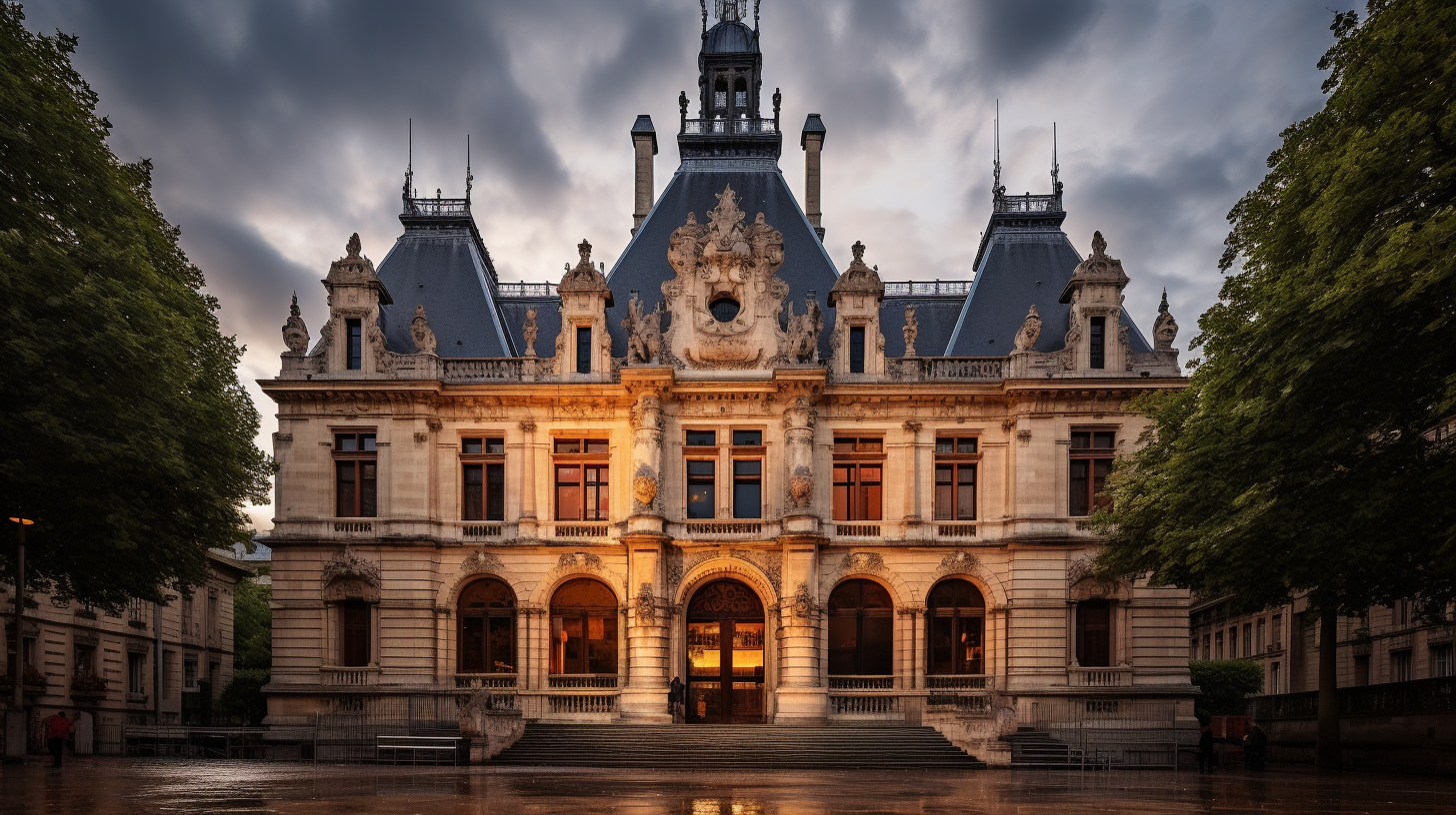 Courthouse in France for legal proceedings