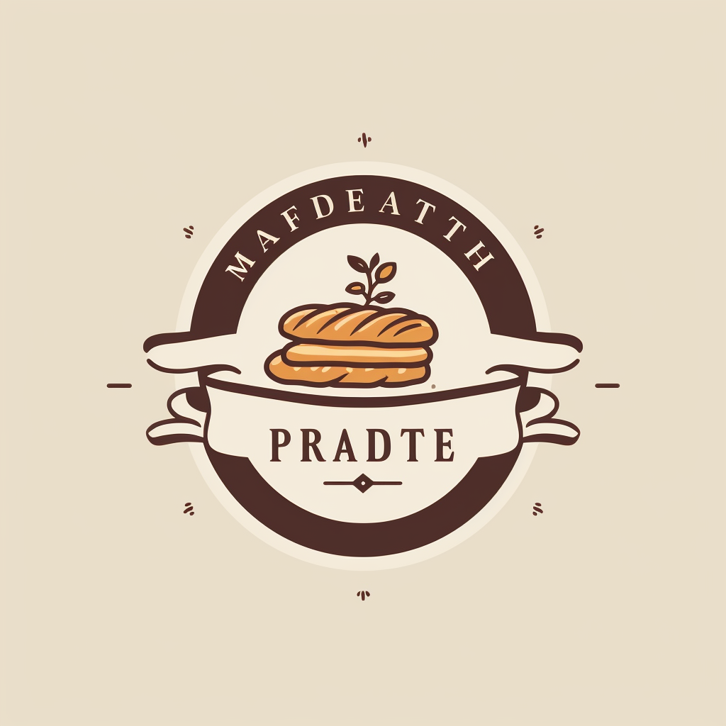 French Patisserie Logo with Meaning of Name  Mid