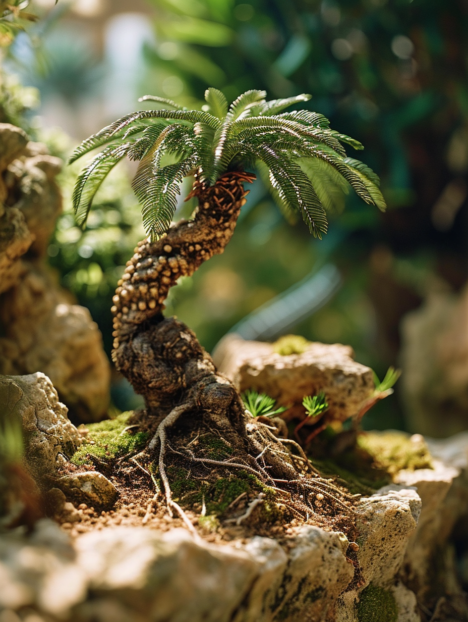 Diorama of Beautiful French Riviera Garden