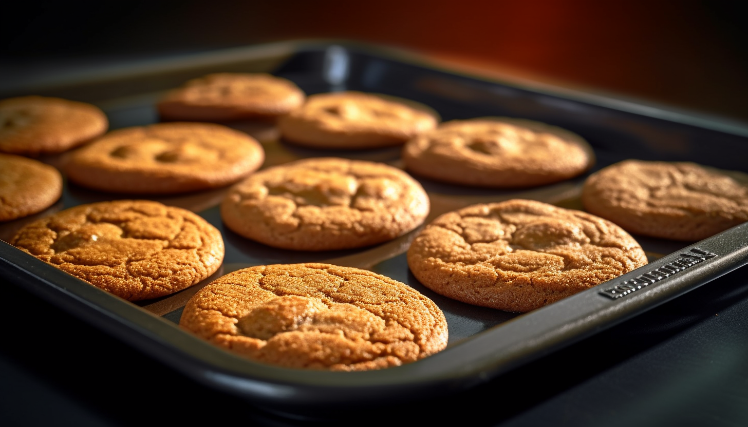 Mouthwatering freshly baked cookies