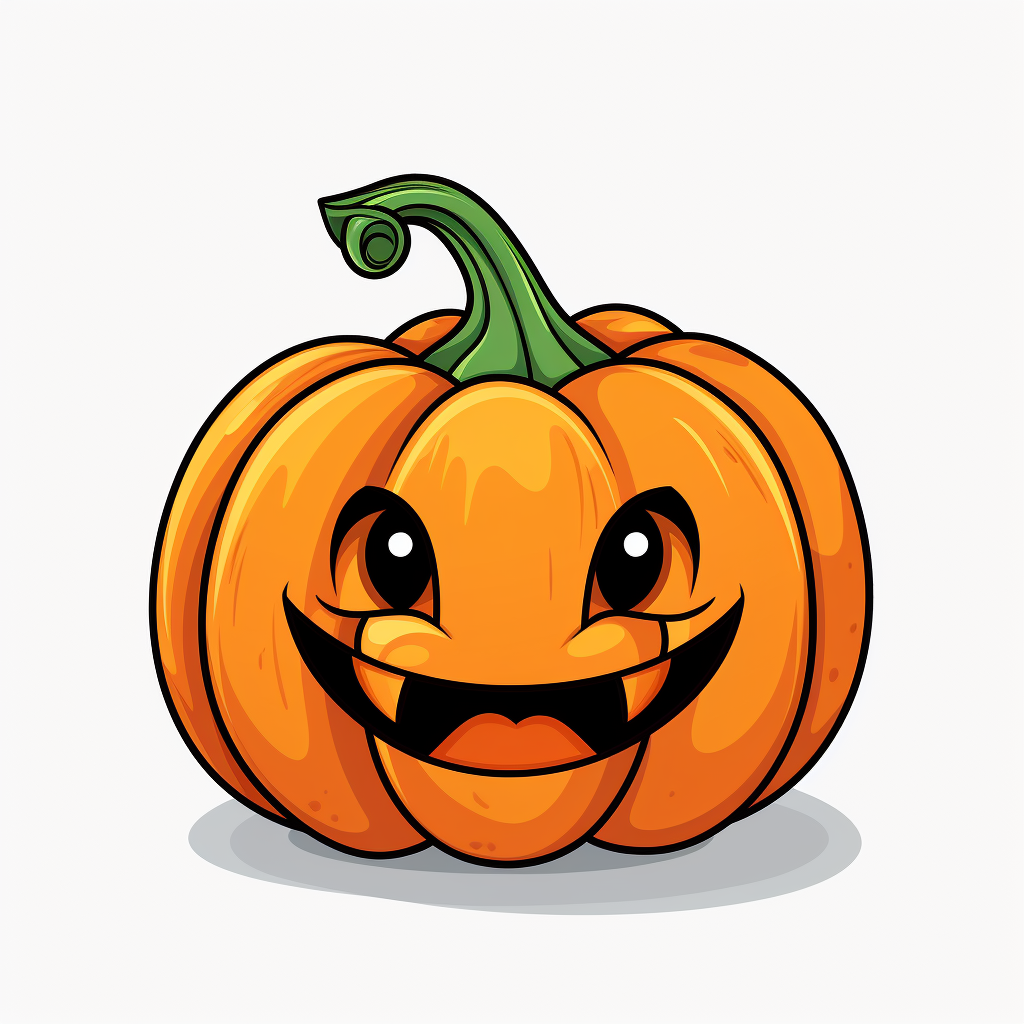 Friendly Halloween Pumpkin illustration