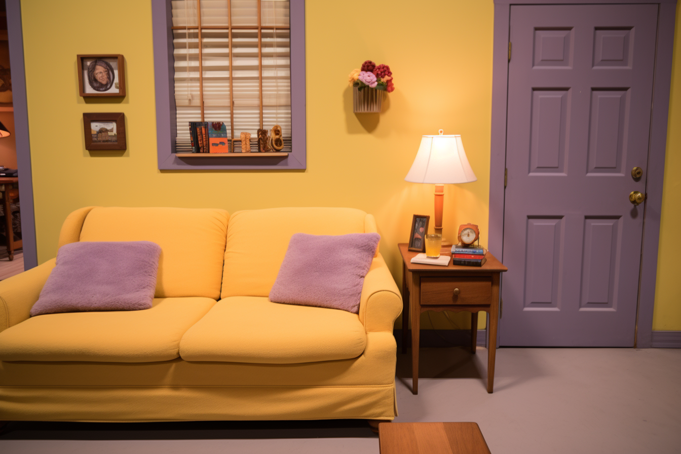 Friends TV Show Themed Guest Room