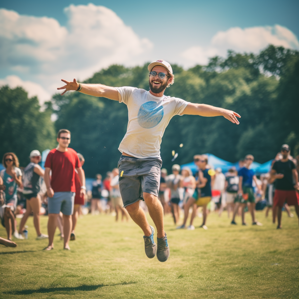 Action-packed Frisbee Championship Moments