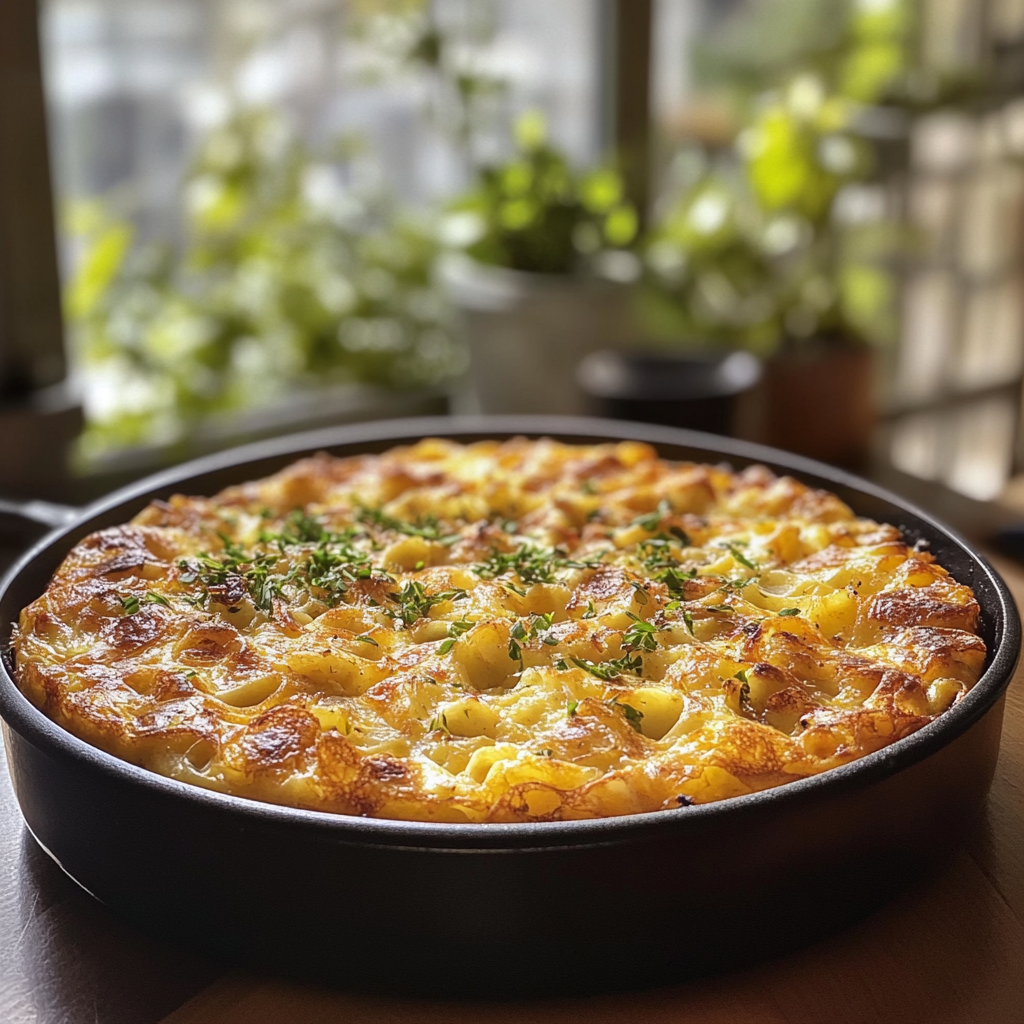 Frittata Pasta Kitchen Table Window