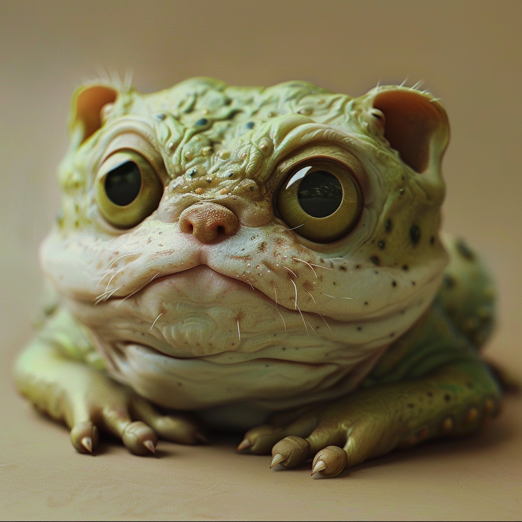 Adorable Frog Cat Hybrid Picture