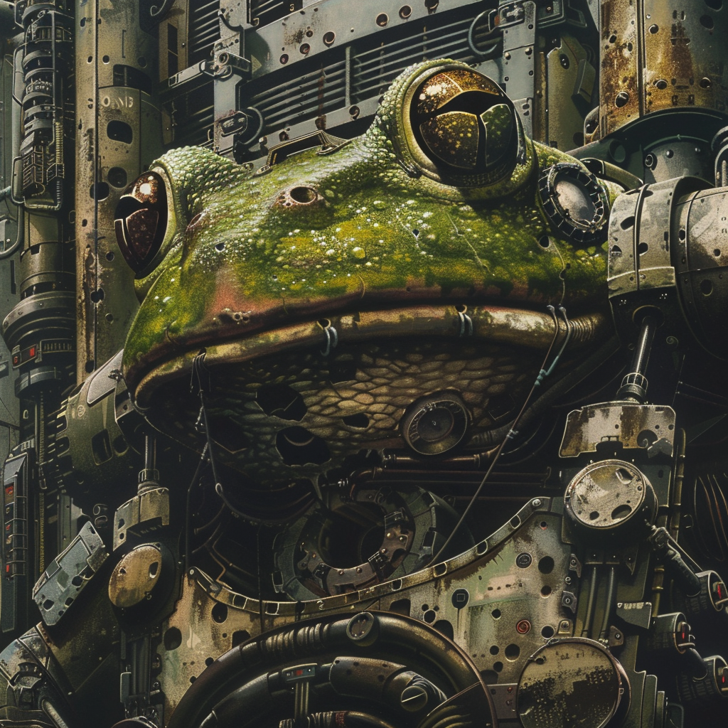 Frog Mech Suit Architecture Fantasy