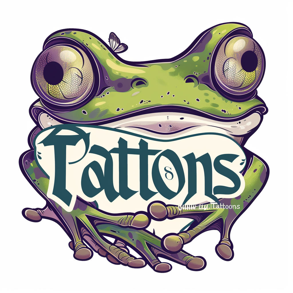 Frog Tattoo Studio Logo Design