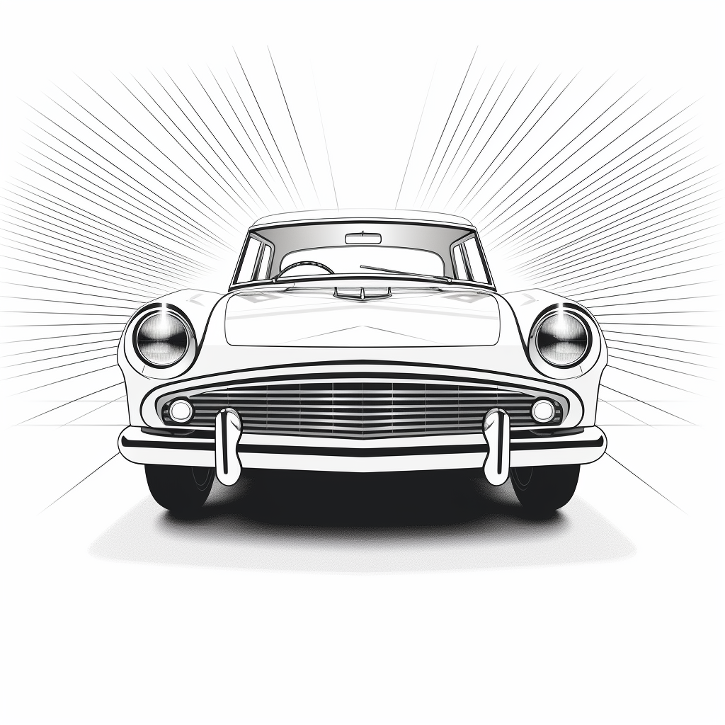 Black and white auto assistance vector