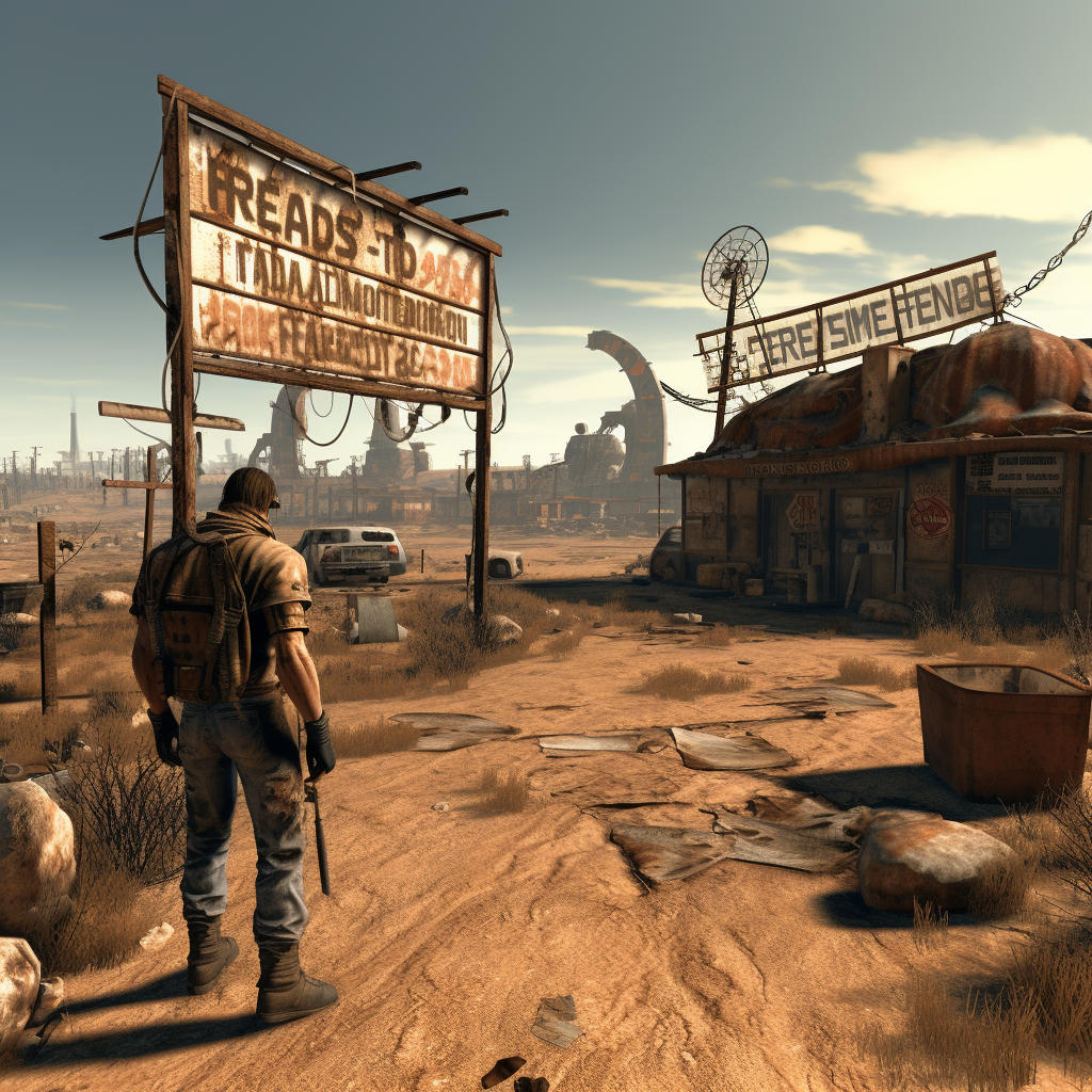 Action-packed wasteland gameplay screenshot