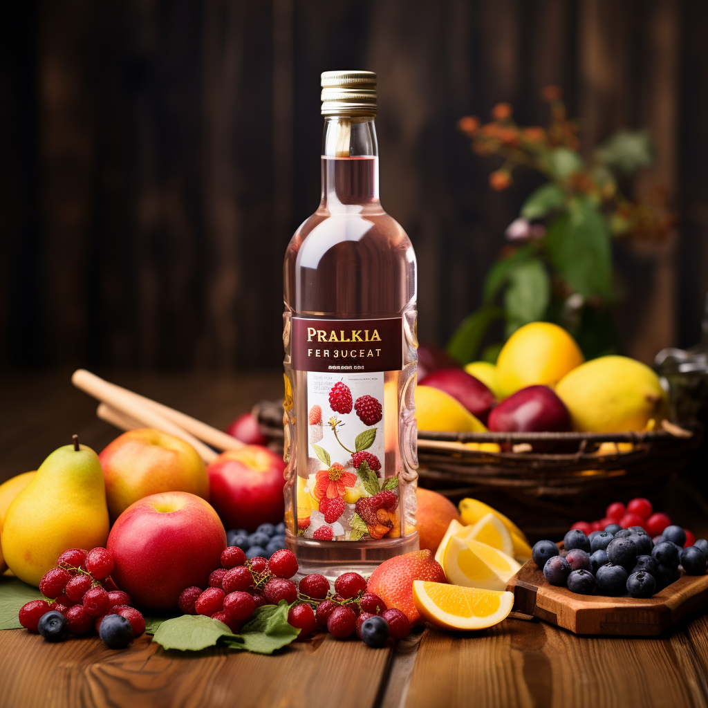 Balkan fruit-flavored distilled alcohol beverage