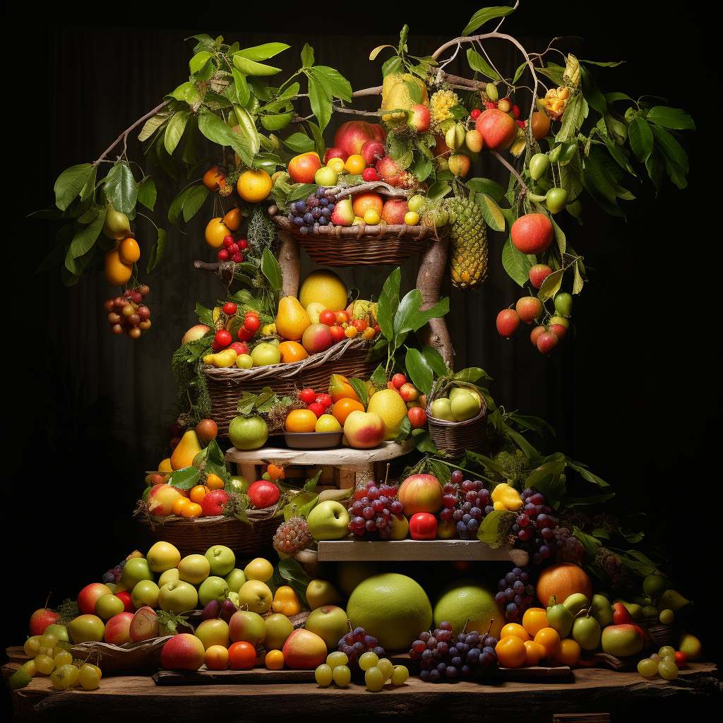 Assorted Fruits in Crate