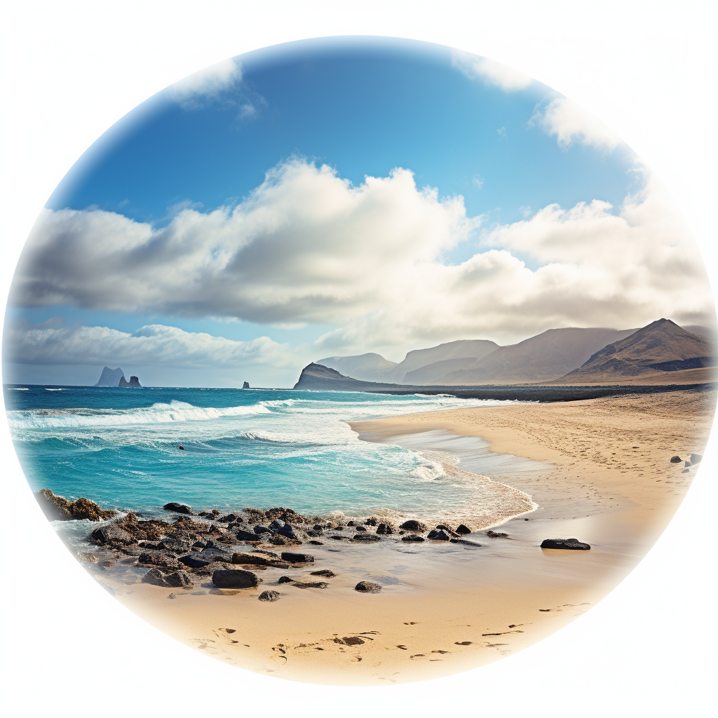 Fuerteventura website logo with white background